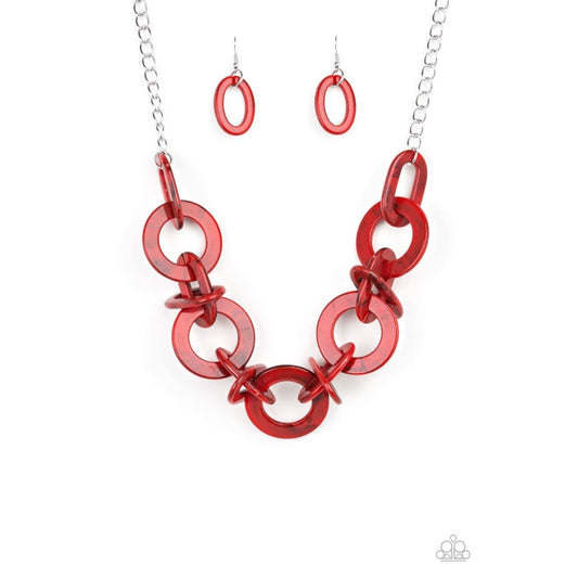Paparazzi Chromatic Charm - Red
