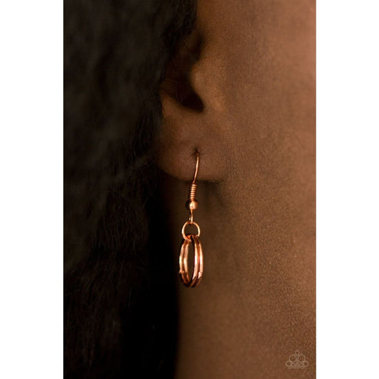 Paparazzi Circus Tent Tango - Copper - Necklace
