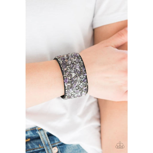 Paparazzi Crush Rush Purple Bracelet