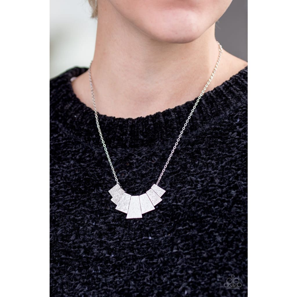 Paparazzi Cry Wolf - Silver Necklaces