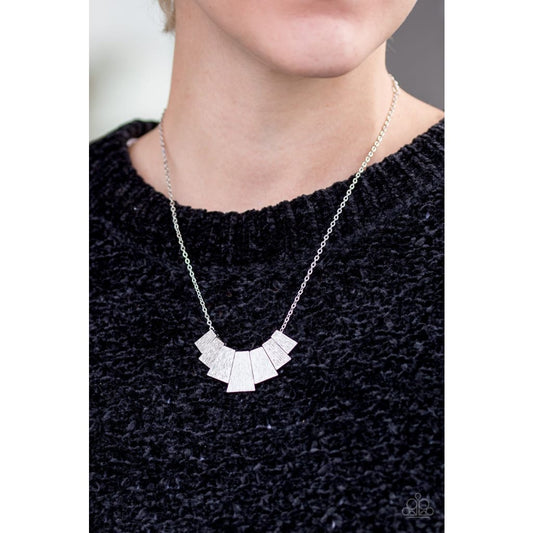 Paparazzi Cry Wolf - Silver Necklaces