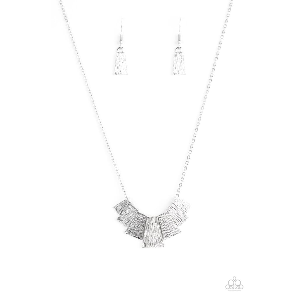 Paparazzi Cry Wolf - Silver Necklaces