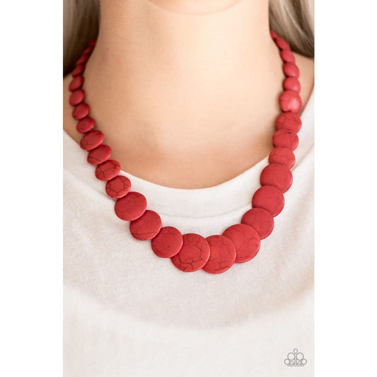 Paparazzi Desert Flats - Red