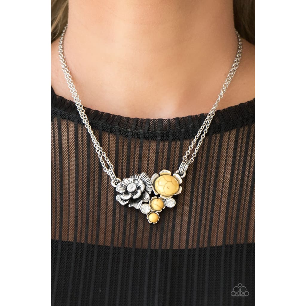Paparazzi Desert Harvest - Yellow Necklaces
