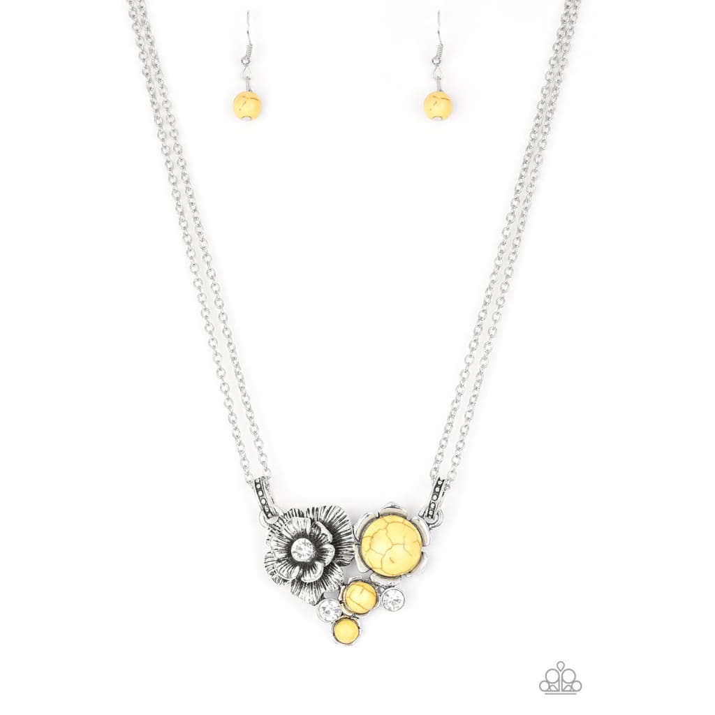 Paparazzi Desert Harvest - Yellow Necklaces