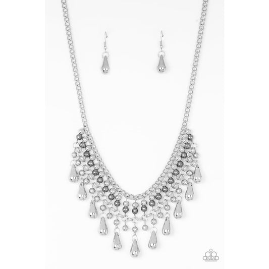 Paparazzi Dont Forget To BOSS! - Silver Necklace