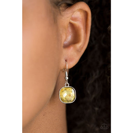 Paparazzi Dynamite Dazzle - Yellow Necklace