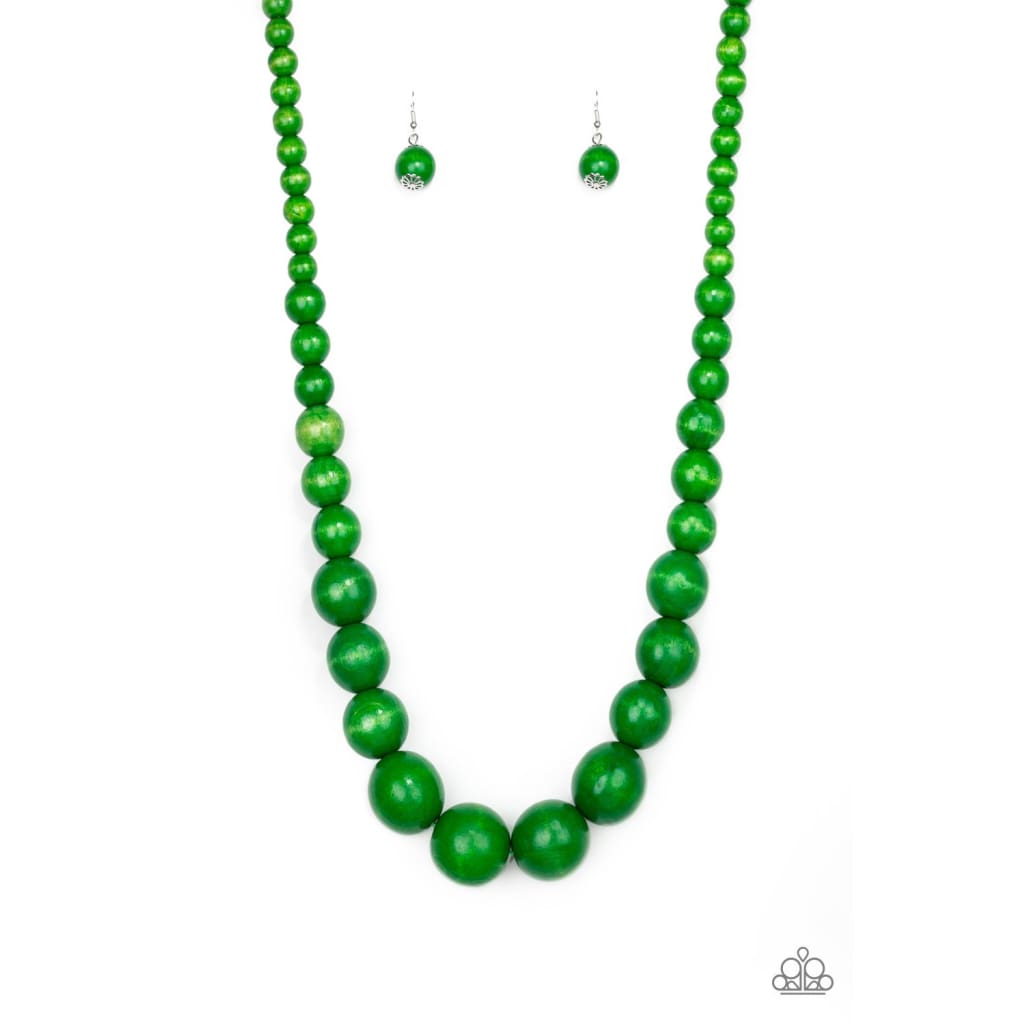 Paparazzi Effortlessly Everglades - Green Necklace