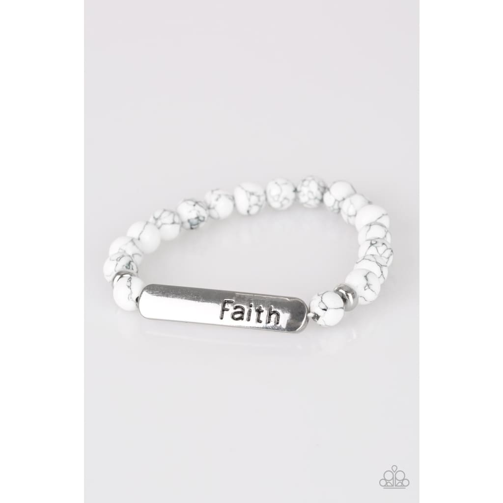 Paparazzi Fearless Faith - White