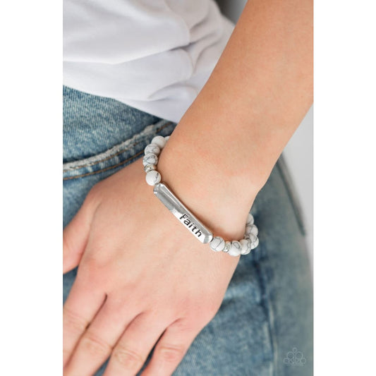 Paparazzi Fearless Faith - White