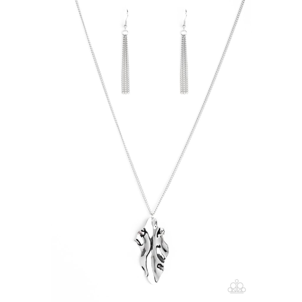 Paparazzi Fiercely Fall Silver