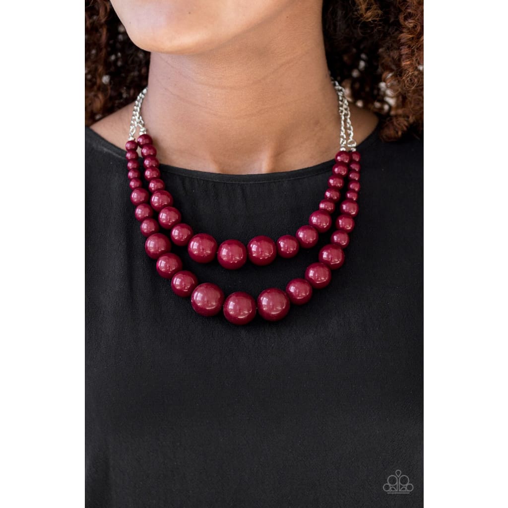Paparazzi Full BEAD Ahead! - Red