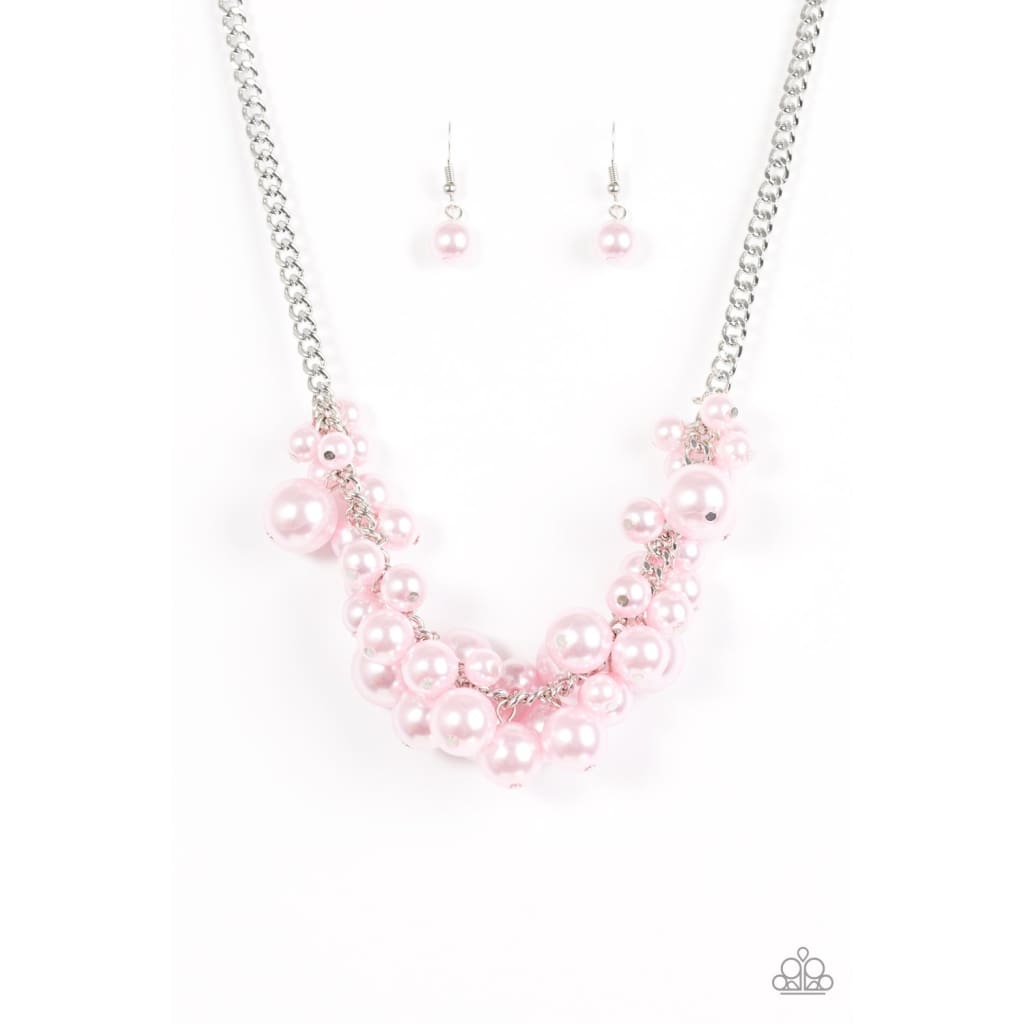 Womens Pearl Necklace - Paparazzi Glam Queen Paparazzi jewelry image