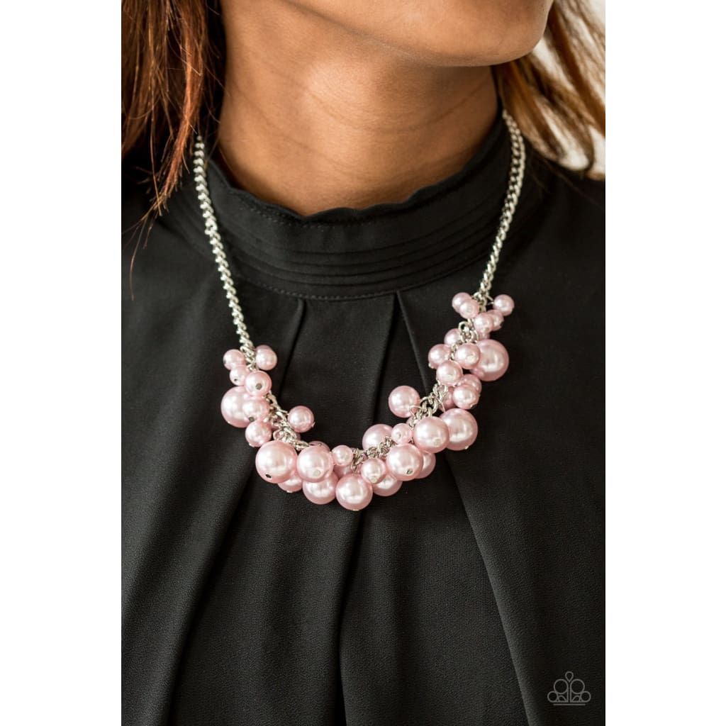 Womens Pearl Necklace - Paparazzi Glam Queen Paparazzi jewelry image