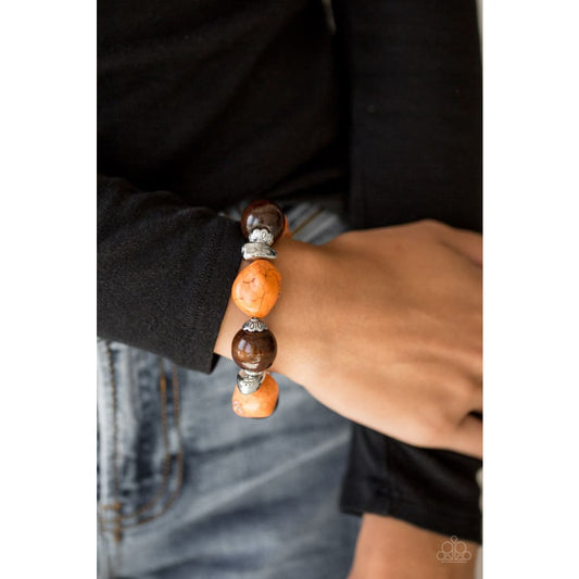 Paparazzi Gorgeously Grounded - Orange