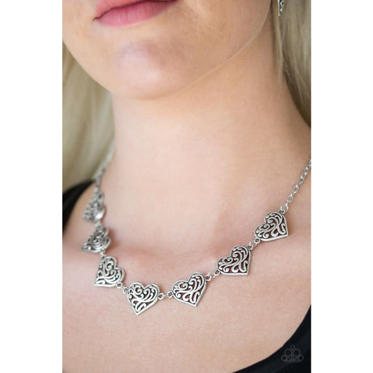 Paparazzi Heart Heaven - Silver