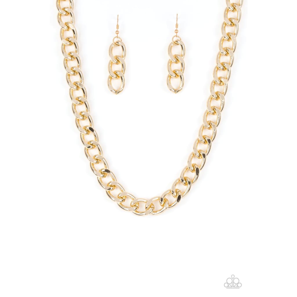 Paparazzi Heavyweight Champion - Gold Necklaces