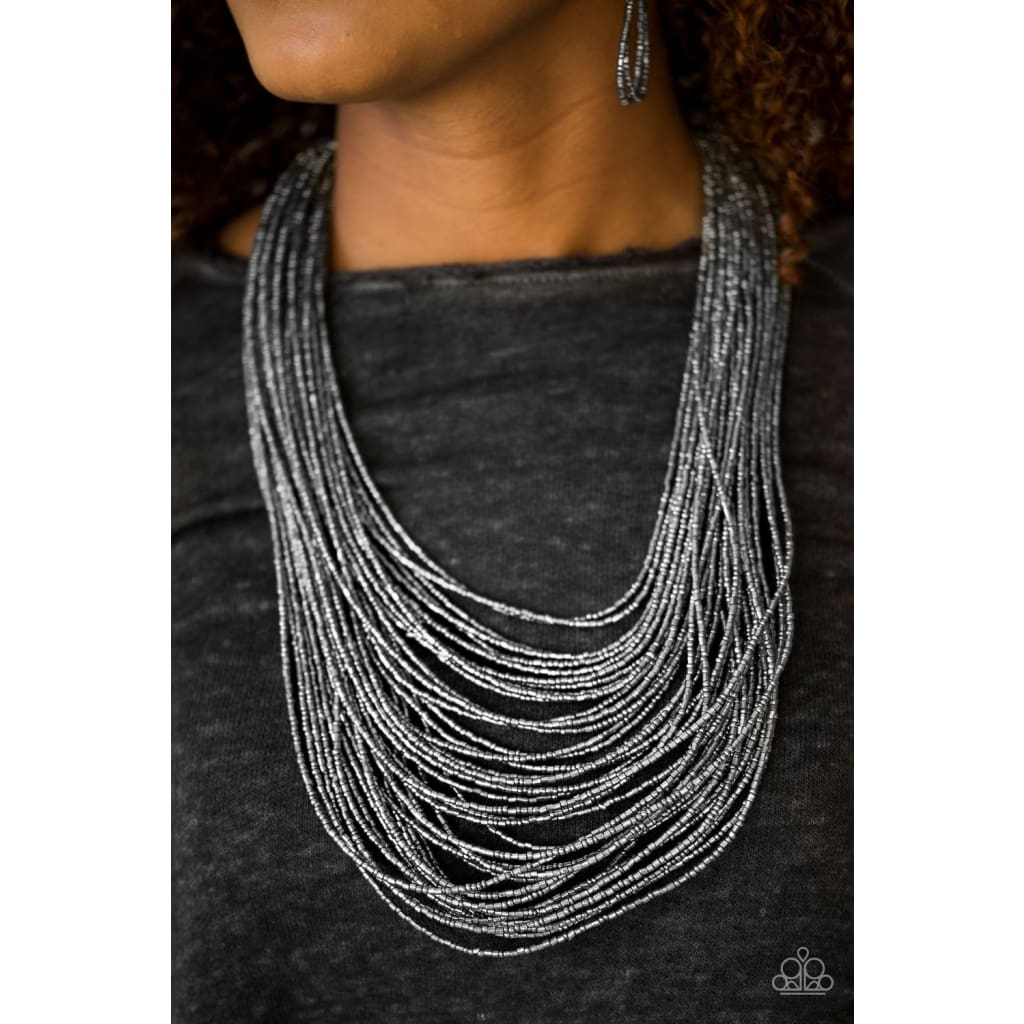 Paparazzi Ice Storm - Black/Gunmetal