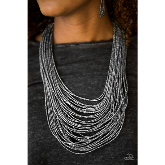 Paparazzi Ice Storm - Black/Gunmetal