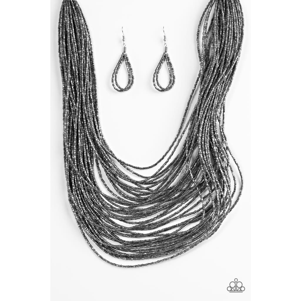 Paparazzi Ice Storm - Black/Gunmetal