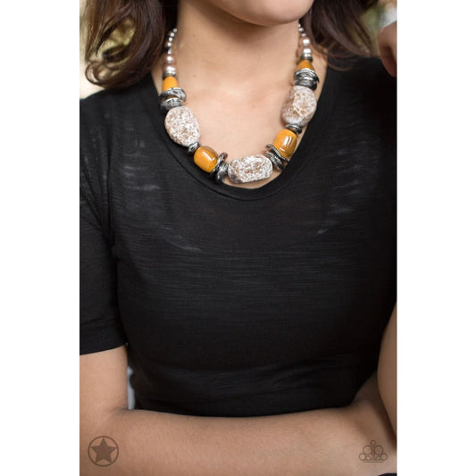 Paparazzi In Good Glazes Peach Necklace