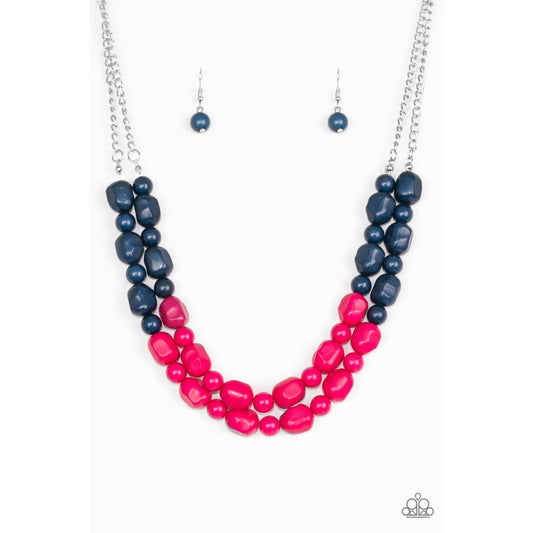 Paparazzi Island Excursion - Pink Bead Necklace