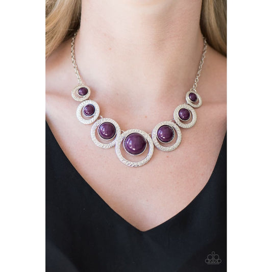 Paparazzi Jungle River - Purple Necklace