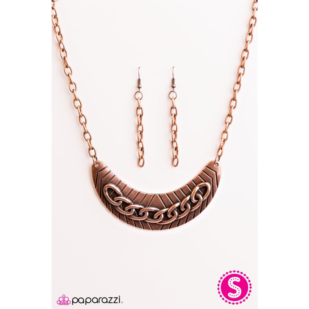 Paparazzi Keep It Under Lock - Copper