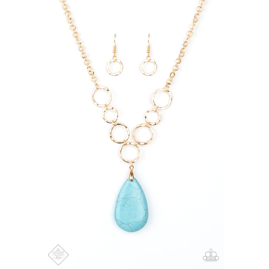 Paparazzi Livin On A PRAIRIE Gold Necklace