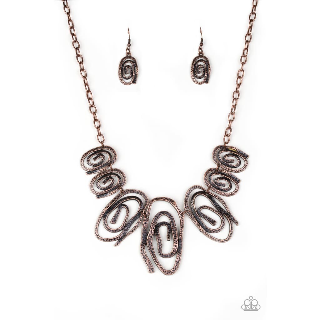 Paparazzi My Cave Is Your Cave - Copper Necklace