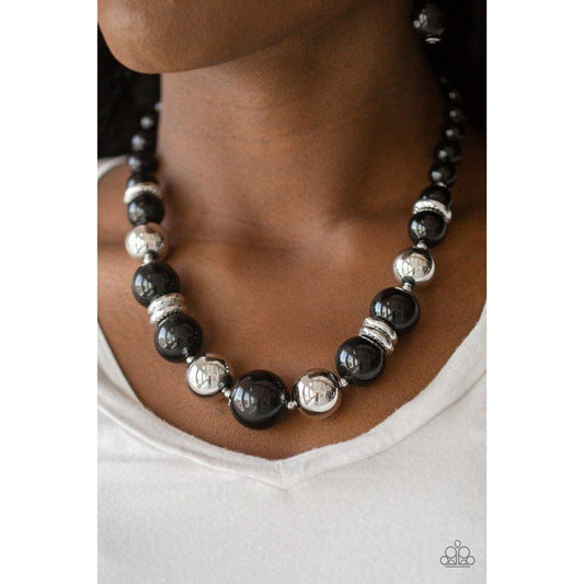 Paparazzi New York Nightlife Black Necklace