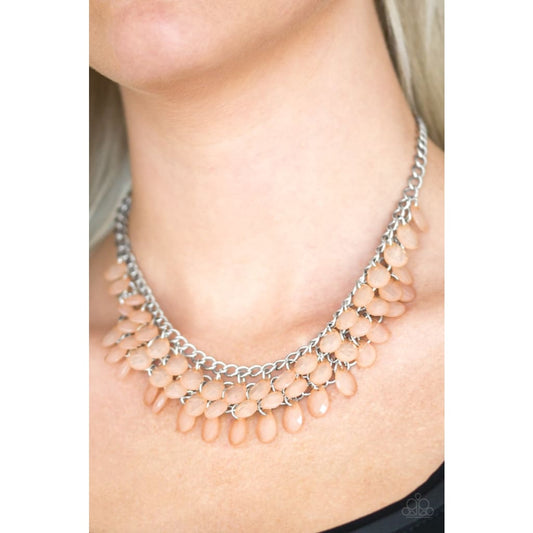 Paparazzi Next In SHINE - Brown Bead Necklace