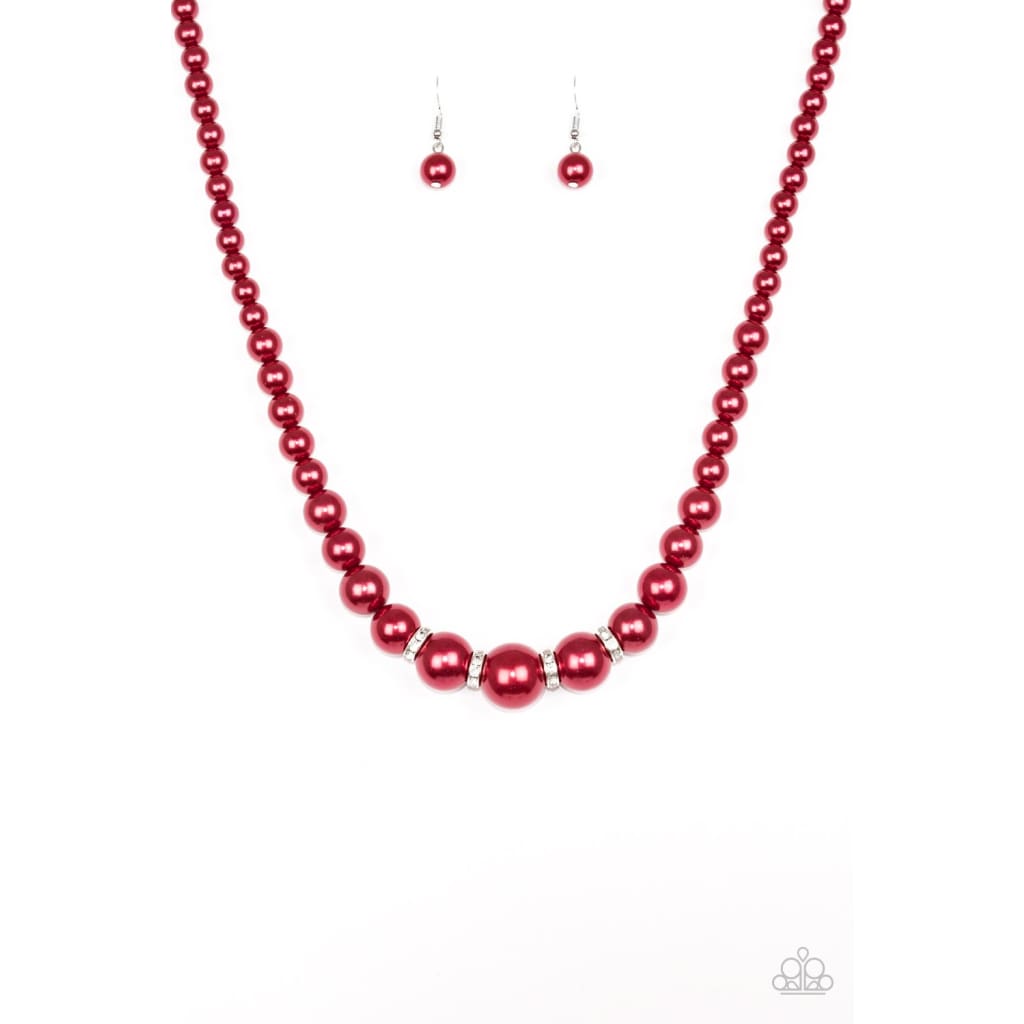 Paparazzi Party Pearls Red