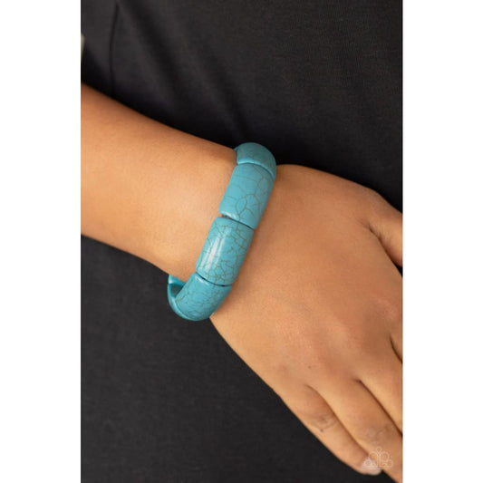 Paparazzi Peace Out - Blue Bracelet