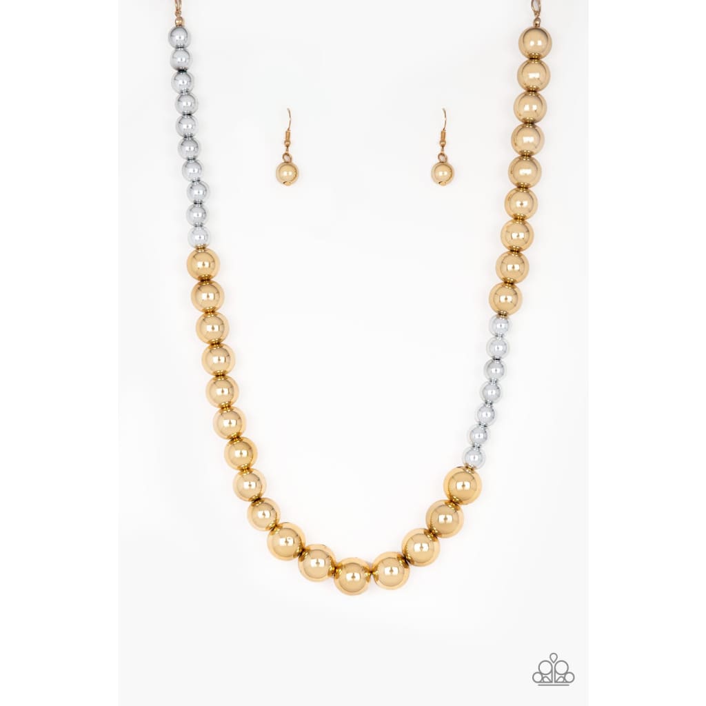 Paparazzi Power To The People - Gold Necklaces