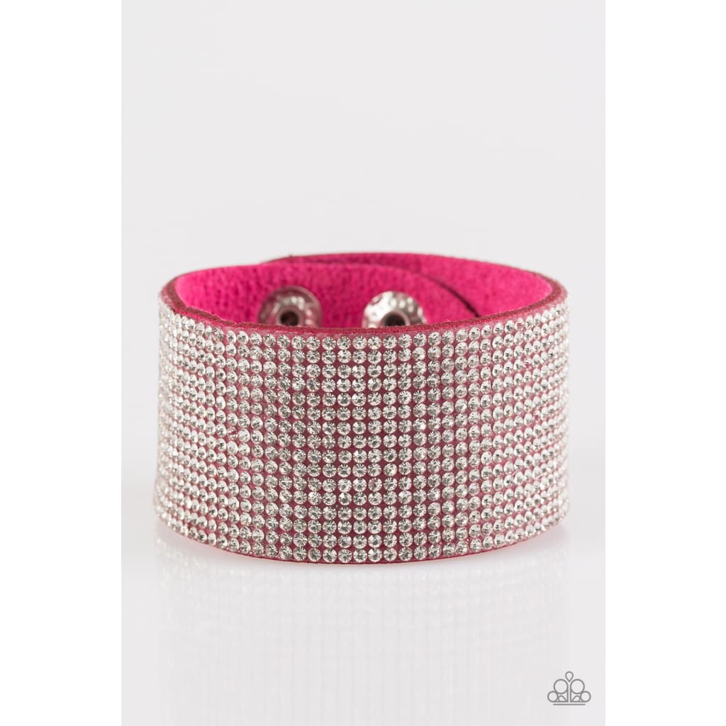 Paparazzi Roll With The Punches - Pink Bracelets