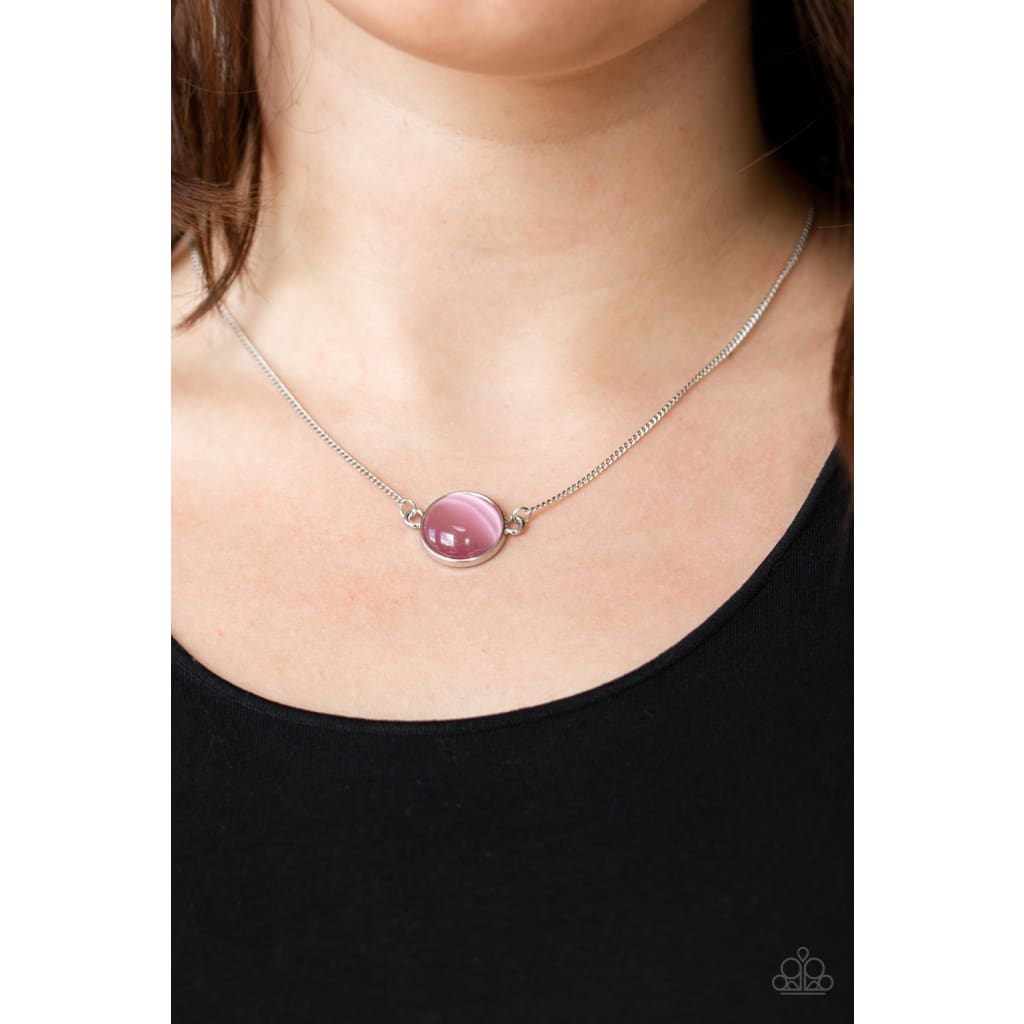 Paparazzi Rose-Colored Glasses - Pink Necklace