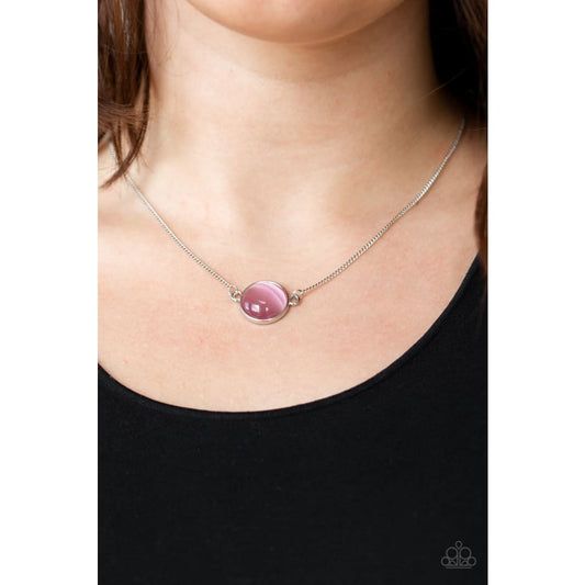 Paparazzi Rose-Colored Glasses - Pink Necklace