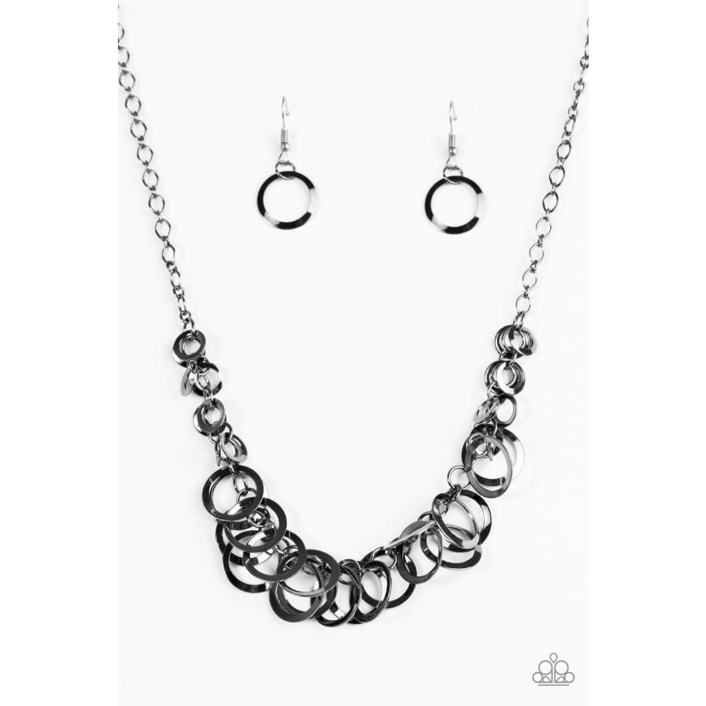 Paparazzi Royal Circus - Black Necklace