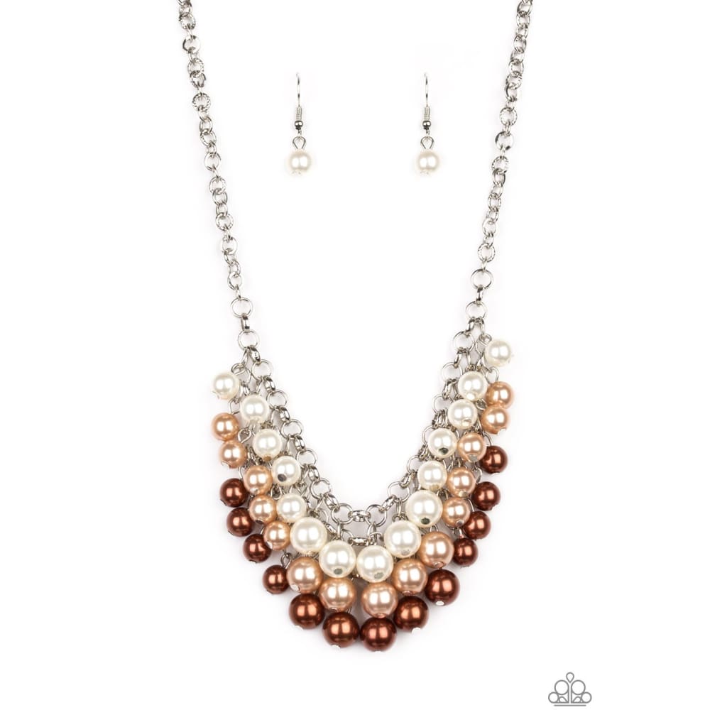 Paparazzi Run For The HEELS! - Brown Necklace