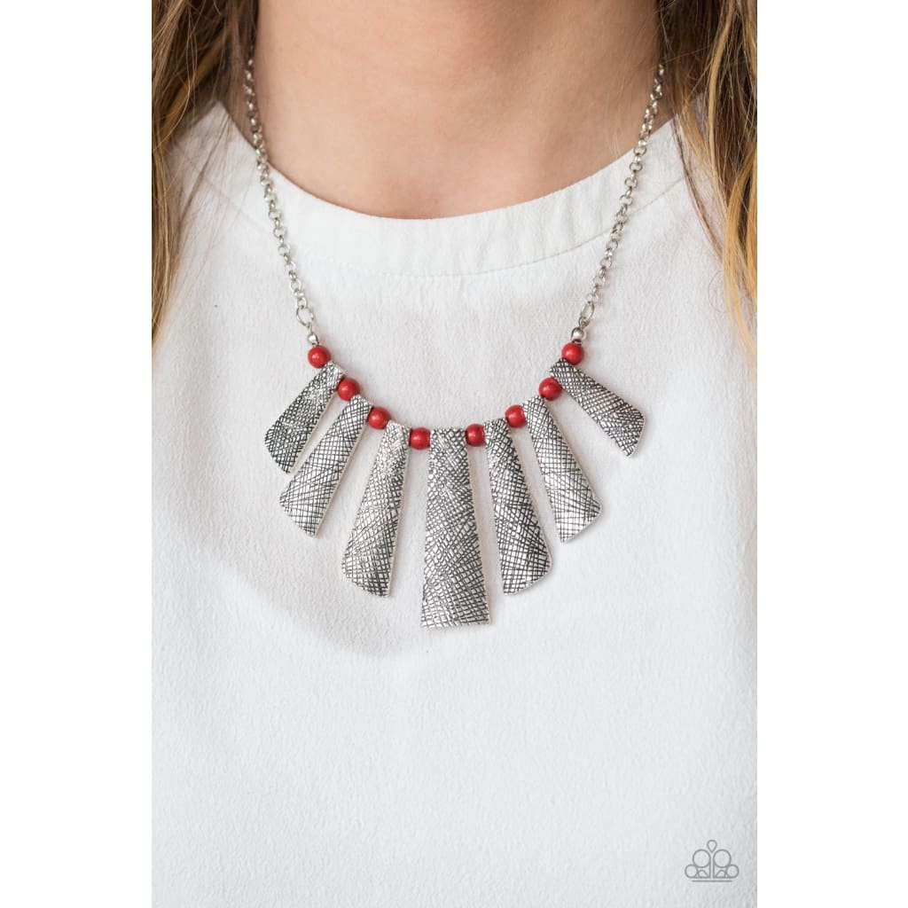 Paparazzi Sassy Stonehenge - Red
