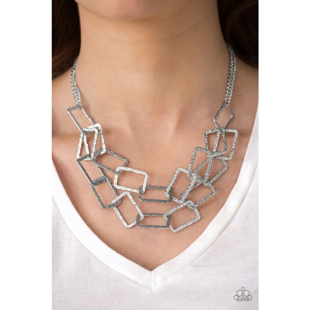 Paparazzi Seattle Scene - Silver Necklace