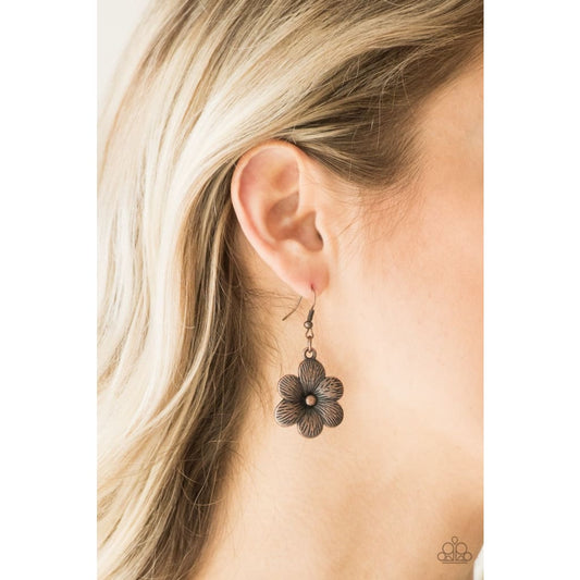 Paparazzi Secret Garden - Copper Necklaces
