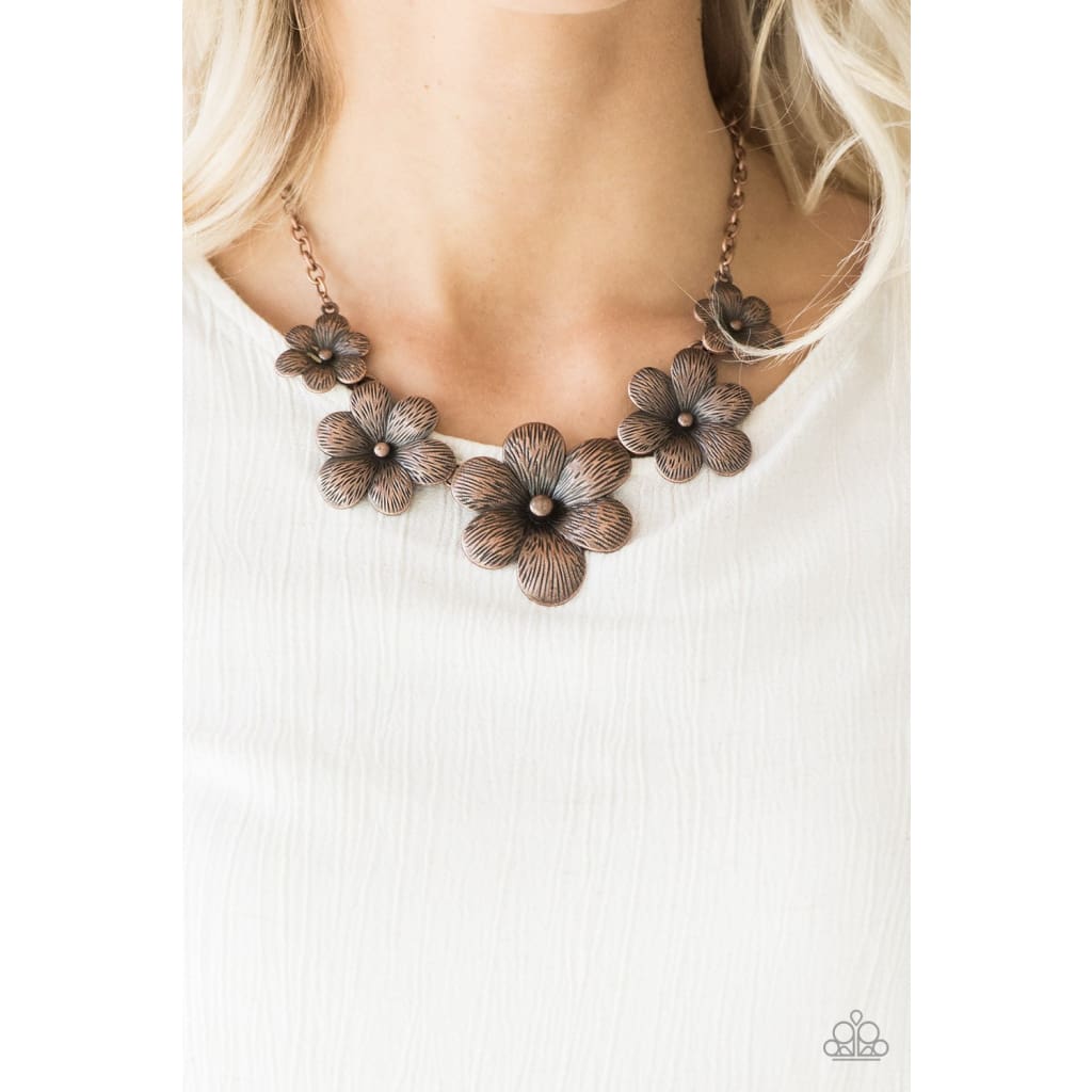 Paparazzi Secret Garden - Copper Necklaces
