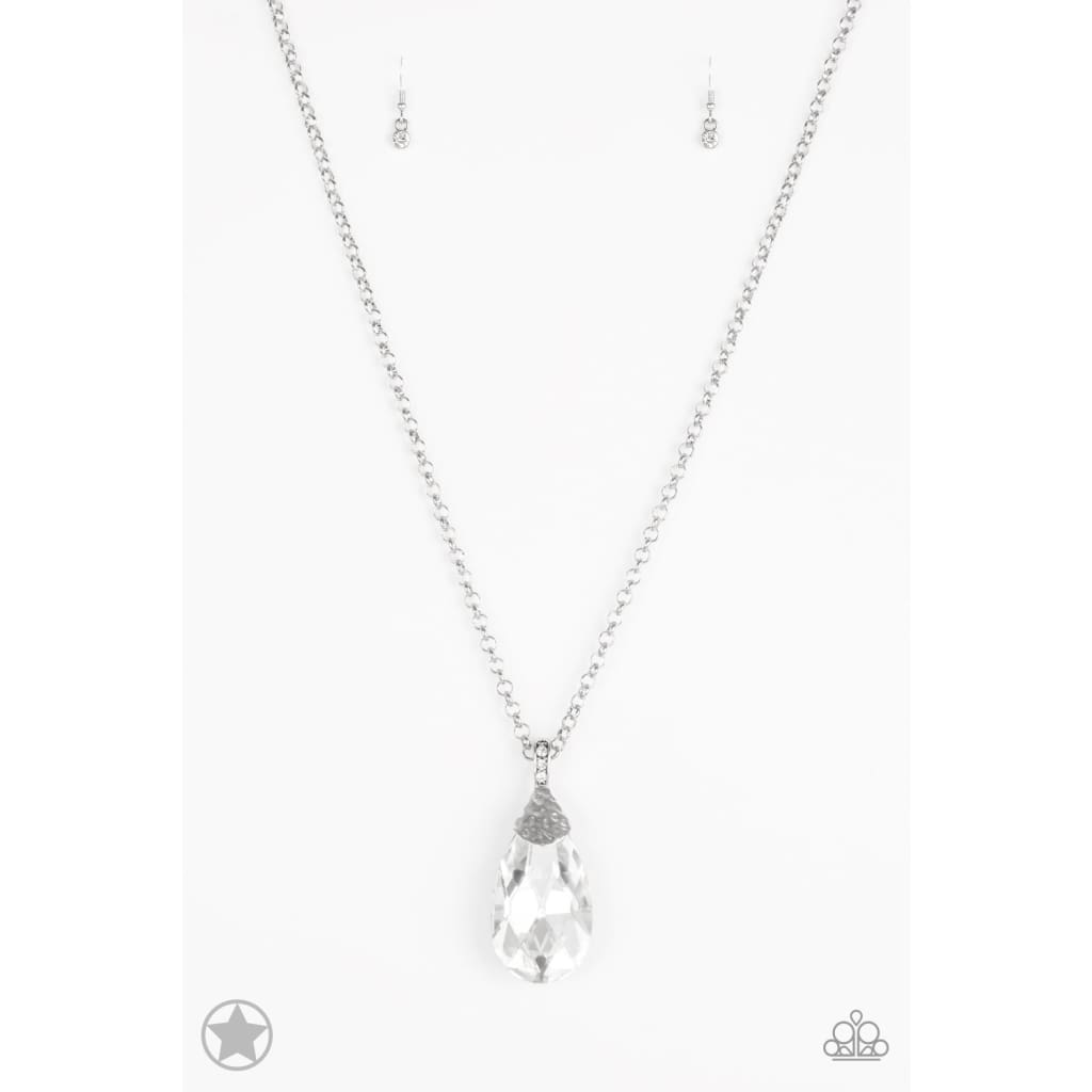 Paparazzi Spellbinding Sparkle White Necklace