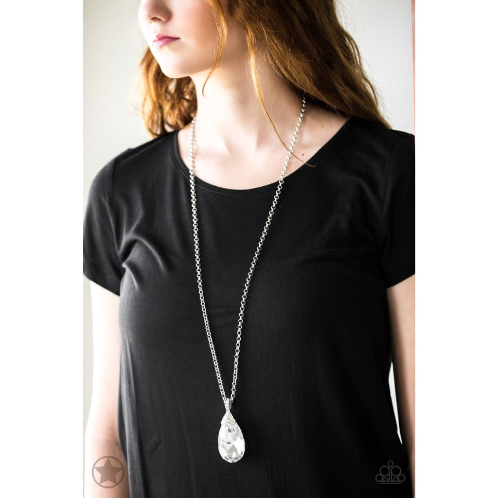 Paparazzi Spellbinding Sparkle White Necklace