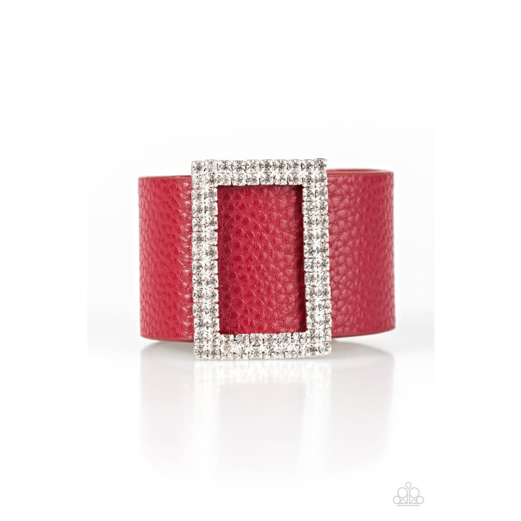 Paparazzi STUNNING For You - Red Bracelet