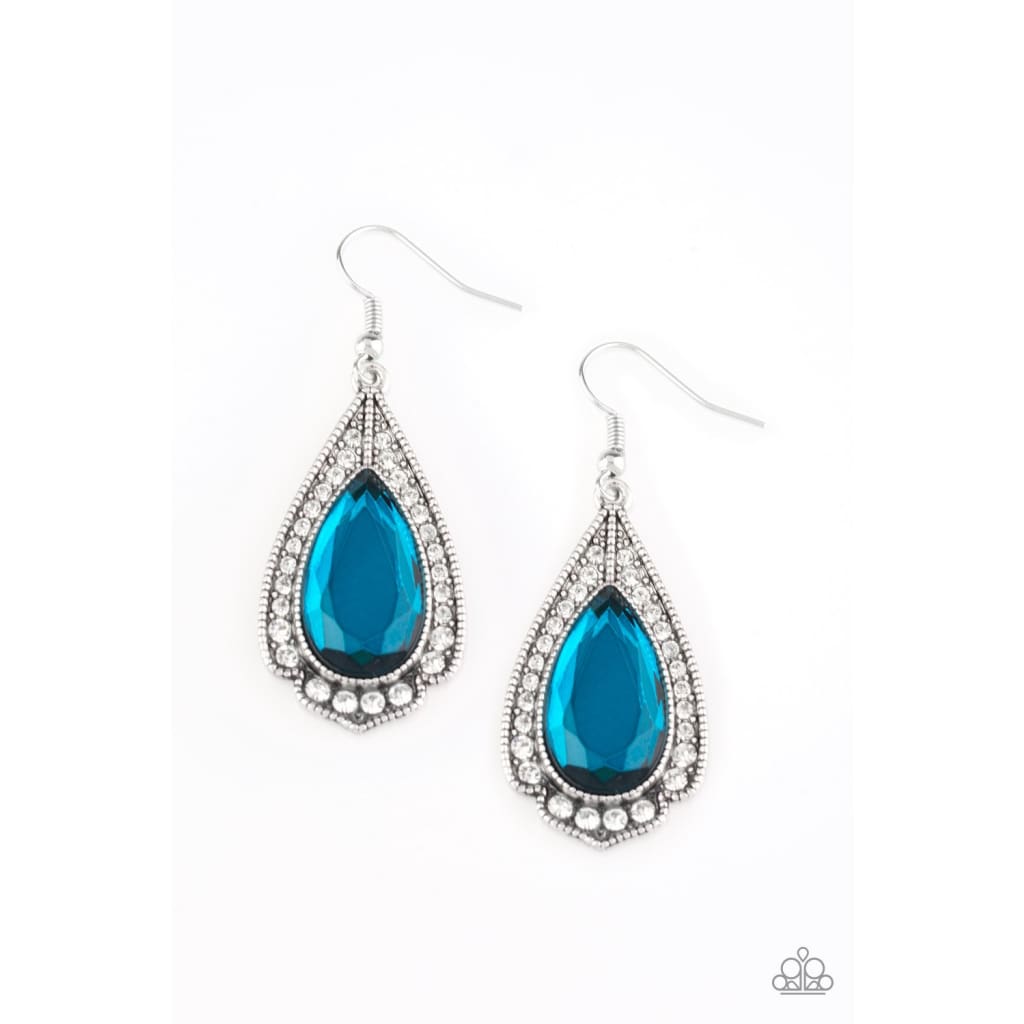 Paparazzi Superstar Stardom - Blue Earrings