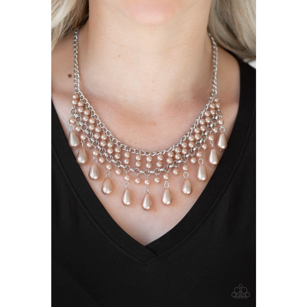 Paparazzi The Guest List - Brown Necklaces