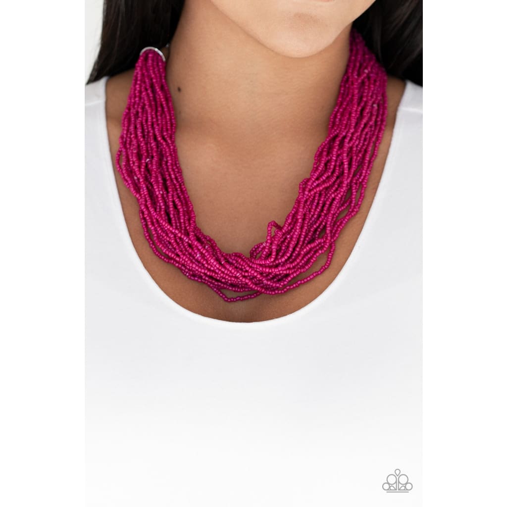 Paparazzi The Show Must CONGO On! - Pink Necklace